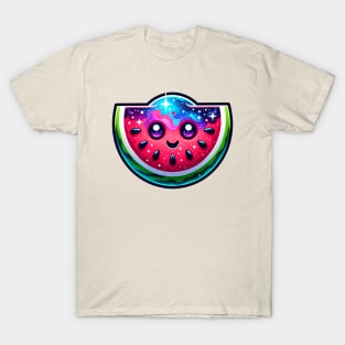Slice of a Cute Kawaii Galaxy Watermelon T-Shirt